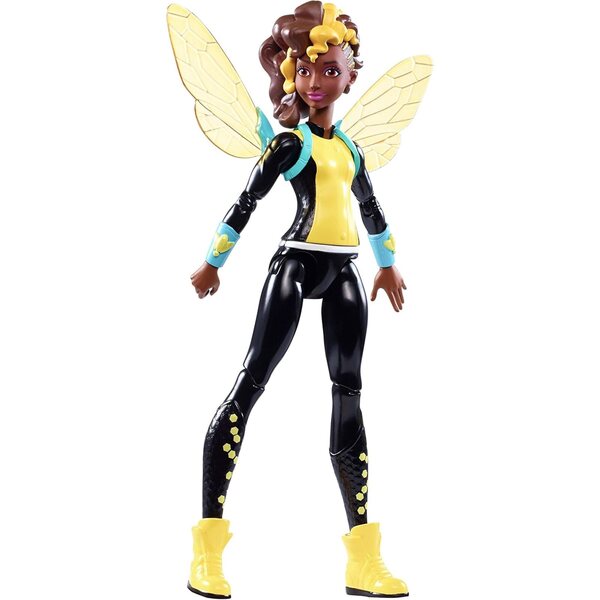 Bambola Bumblebee DC Super Hero Girls 15 cm con 11 articolazioni per azione dinamica