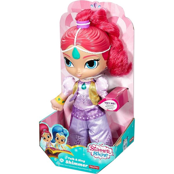 Bambola Shimmer And Shine Fisher-Price parlante e cantante 30 cm Rosa