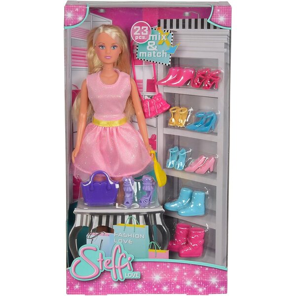 Steffi Love Fashion Love mit 3 Taschen und 10 Paar Schuhen für einen immer modischen Look