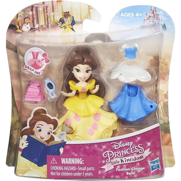 Disney-Prinzessinnen Schneewittchen Belle Merida Cinderella 5 cm große Puppen mit austauschbaren Kleidern