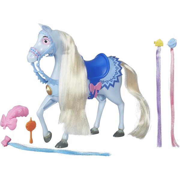 Disney Major il Cavallo di Cenerentola con Accessori e Criniera Setosa Multicolore