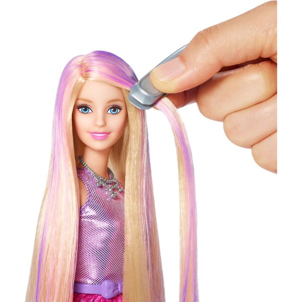 Barbie Magic Hair mit sofortigem Farbwechsel und festlichen Accessoires