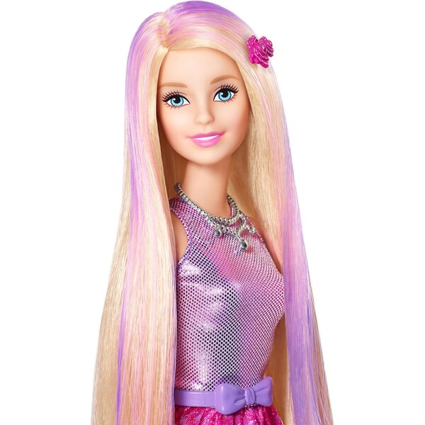 Barbie Magic Hair mit sofortigem Farbwechsel und festlichen Accessoires