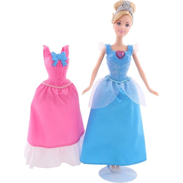 Disney Prinzessin Aschenputtel mit Märchenkleid – Mattel-Puppe