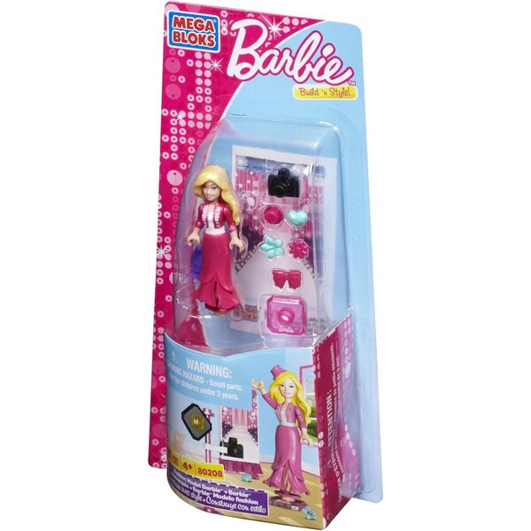 Mega Bloks Barbie-Modemodell mit Laufsteg und Lichtern, inklusive Modeset