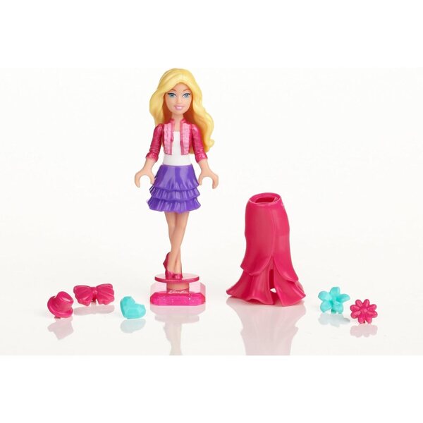 Mega Bloks Barbie-Modemodell mit Laufsteg und Lichtern, inklusive Modeset