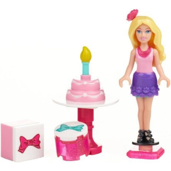 Mega Bloks Barbie Party Time: Bauparty-Set mit Barbie und Modeaccessoires