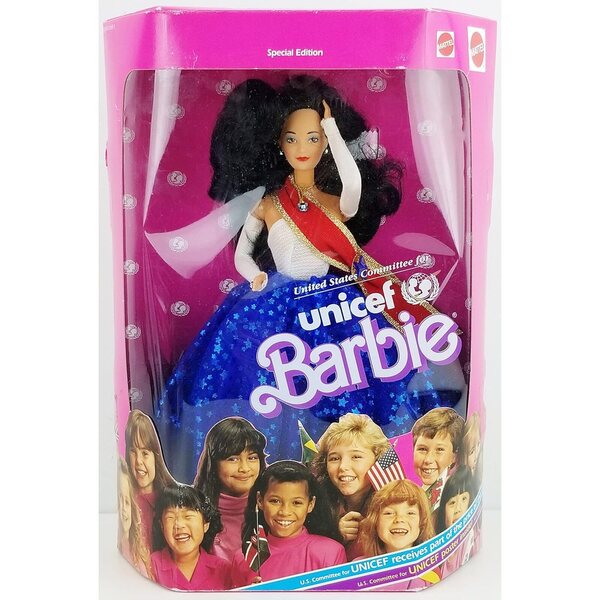Barbie UNICEF original asiatische Puppe von Mattel – Sonderedition der Solidarität