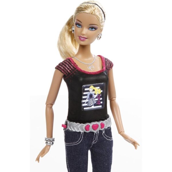 Barbie Foto Cam: Bambola Fotografica con Maglietta Personalizzabile e USB