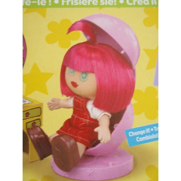 Pixie'do-pop met stempelgezicht, wasbare stiften en accessoires voor creativiteit
