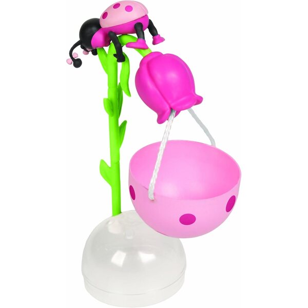 Magischer Krysalix-Marienkäfer mit Blume 15 cm – Sammlerminiatur mit Zubehör
