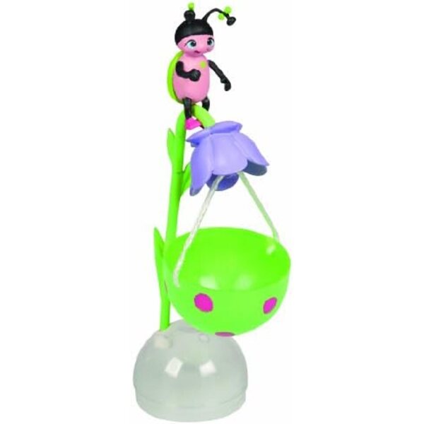 Magischer Krysalix-Marienkäfer mit Blume 15 cm – Sammlerminiatur mit Zubehör