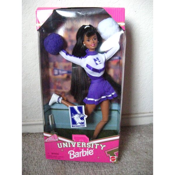 Barbie African American Cheerleader Northwestern University Special Edition Collection