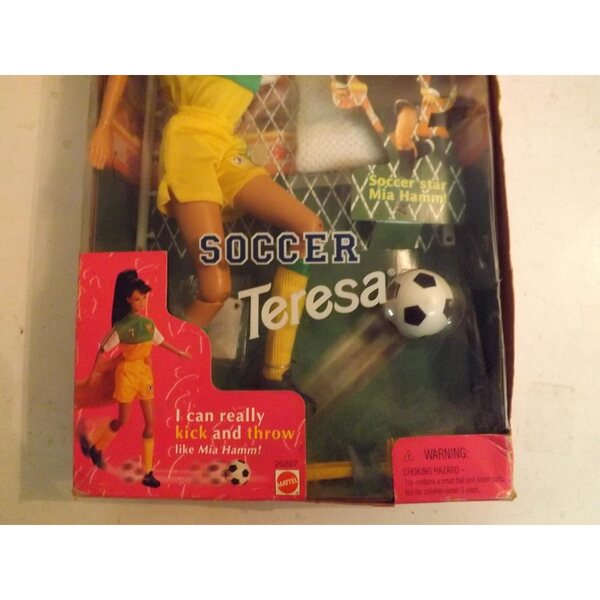 Barbie Soccer Teresa von Mattel – Fußballpuppe mit komplettem Zubehör