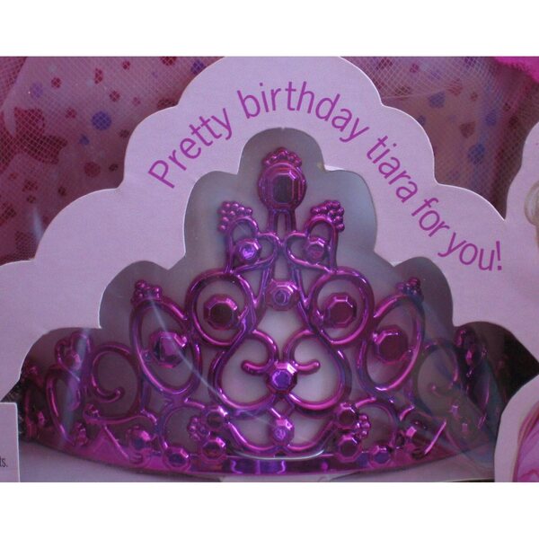 Alles Gute zum Geburtstag Barbie mit rosa Tiara und funkelndem Kleid – Ausgabe 2002