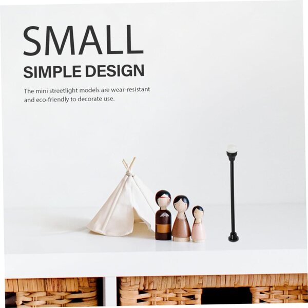 UPKOCH Set 12 Mini Lampioni in Miniatura per Decorazioni Paesaggistiche e Miniature