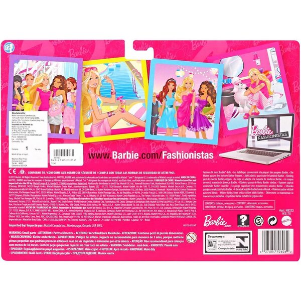 Barbie Fashionistas Primavera 2012 Set Abiti e Accessori Moda Bambola