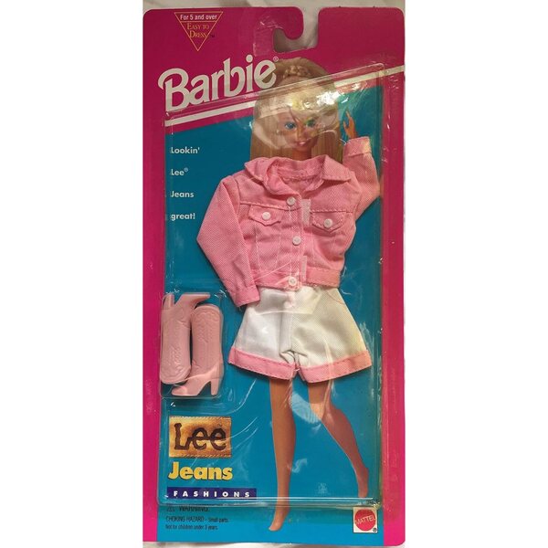Barbie Lee Jeans Fashions 1995 - Abbigliamento Easy To Dress per Bambole 11.5"