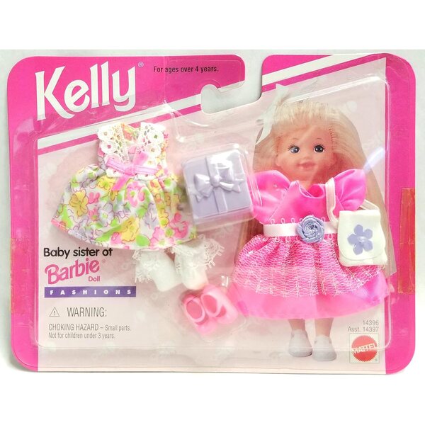 Barbie Kelly Party Fashions 1995 - Abiti e Accessori Originali per Bambole