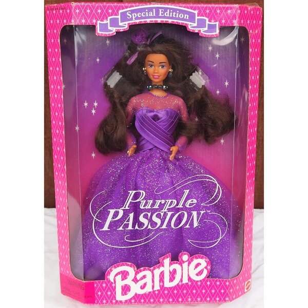 Barbie Purple Passion Special Edition mit lila Kleid und komplettem Zubehör