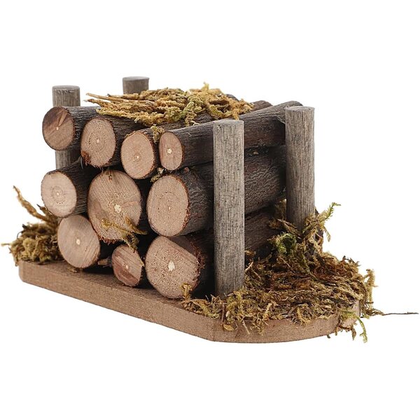 Mini-Brennholzstapelmodell 1:12 für Miniatur-Hausdekorationen