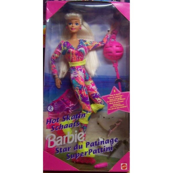 Barbie Hot Skatin' 1994 – Puppe mit flexiblem Körper und blonden Haaren