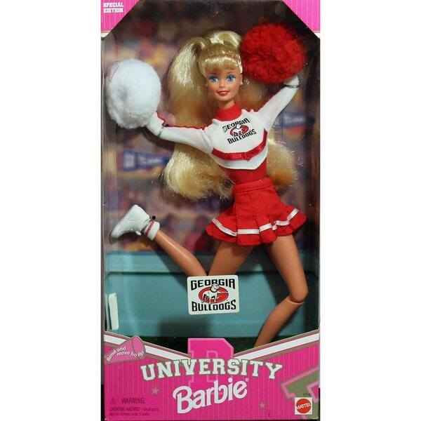 University Barbie Cheerleader Georgia Bulldogs Special Edition
