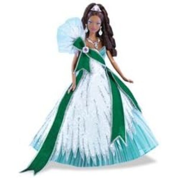 Barbie Holiday 2005 Emerald Collector's Edition mit elegantem grünen Kleid