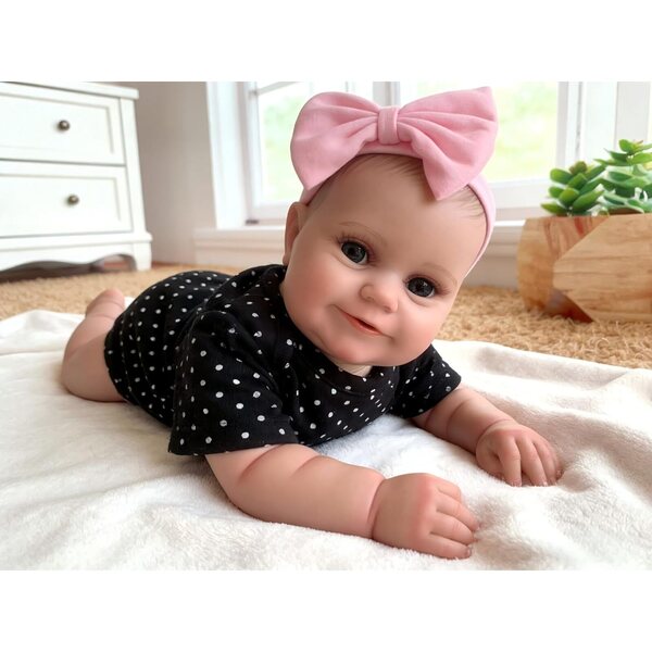 iCradle Reborn Baby Dolls 20 pollici - Bambola realistica morbida e fatta a mano