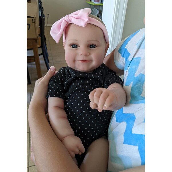 iCradle Reborn Baby Dolls 20 pollici - Bambola realistica morbida e fatta a mano