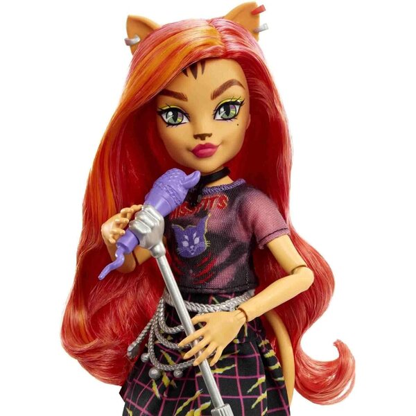 Monster High Toralei Stripe – Sammelpuppe mit Zubehör und Sweet Fangs-Haustier