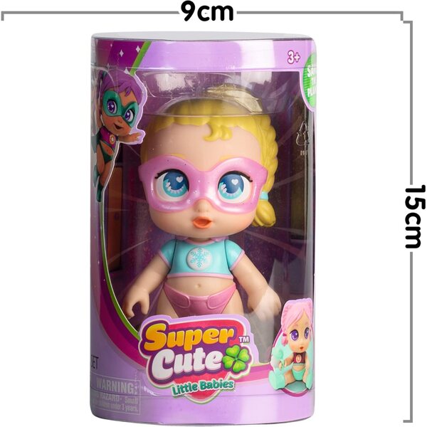 Supersüße kleine Babys: 12 cm bewegliche Mini-Superhelden-Puppen – 5 Modelle