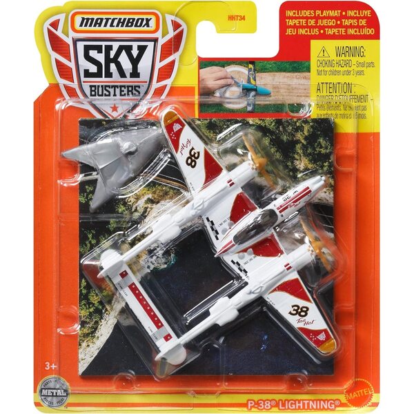 Streichholzschachtel-Flugzeug mit Spielmatte MATTEL Mod Sdos – Mehrfarbiges Spielzeug für Kinder