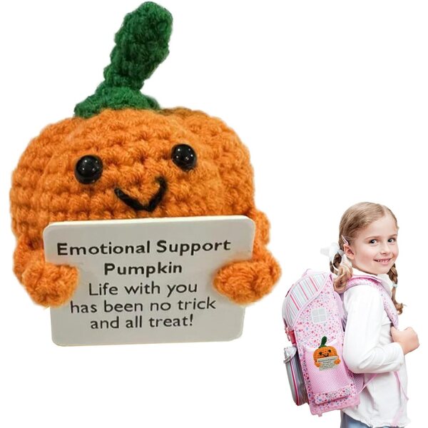 Genérico Ortaggi motivazionali: bambola citrouille crochet fatta a mano per regalo e decorazione