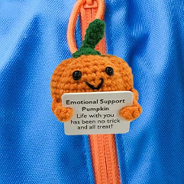 Genérico Ortaggi motivazionali: bambola citrouille crochet fatta a mano per regalo e decorazione