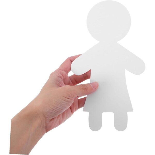 Anneome 40 Blanko-Puppensilhouetten aus Papppapier für kreative Aktivitäten für Kinder