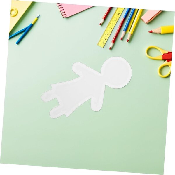 Anneome 40 Blanko-Puppensilhouetten aus Papppapier für kreative Aktivitäten für Kinder