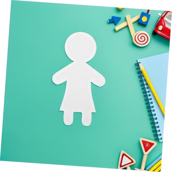 Anneome 40 Blanko-Puppensilhouetten aus Papppapier für kreative Aktivitäten für Kinder