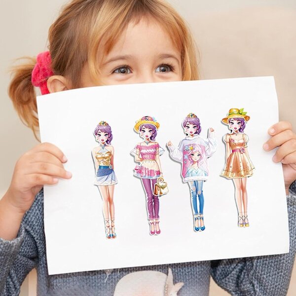 Dress Up Princess magnetische Papierpuppen – kreatives und lehrreiches Spiel für Mädchen