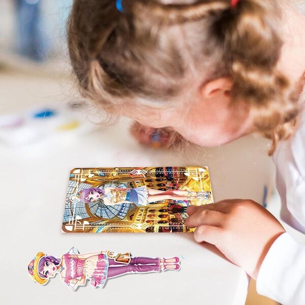 Dress Up Princess magnetische Papierpuppen – kreatives und lehrreiches Spiel für Mädchen