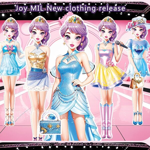 Dress Up Princess magnetische Papierpuppen – kreatives und lehrreiches Spiel für Mädchen