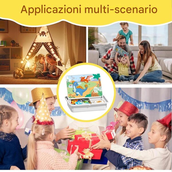 Educational Magnetic Puzzle for Children - Creative and Portable Dress Up Game