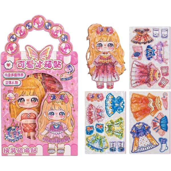 Magnetische Spielzeugkleider für Mädchen – Kreatives und interaktives Mix & Match-Set