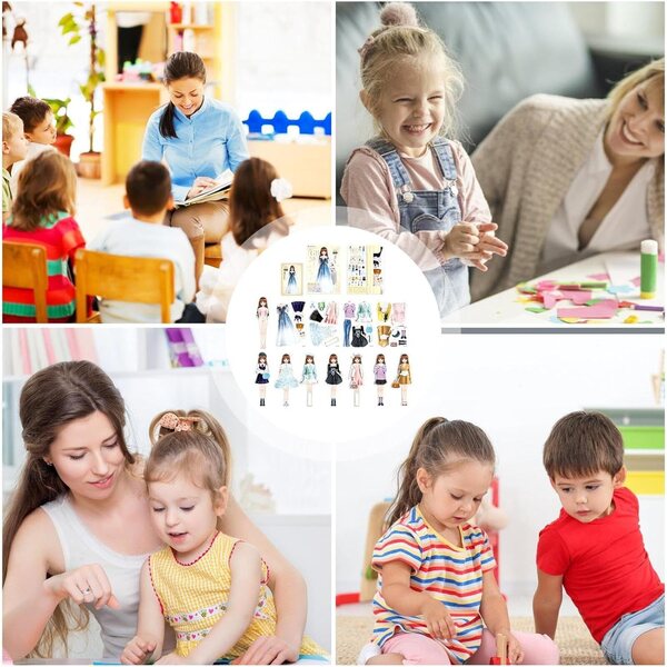 LearnLyrics magnetische Anziehpuppen – kreatives und wiederverwendbares Spiel