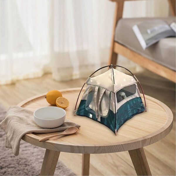 Miniatur-Campingzeltmodell für Puppenhäuser und Ziergärten 18,5 cm