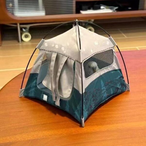 Miniatur-Campingzeltmodell für Puppenhäuser und Ziergärten 18,5 cm