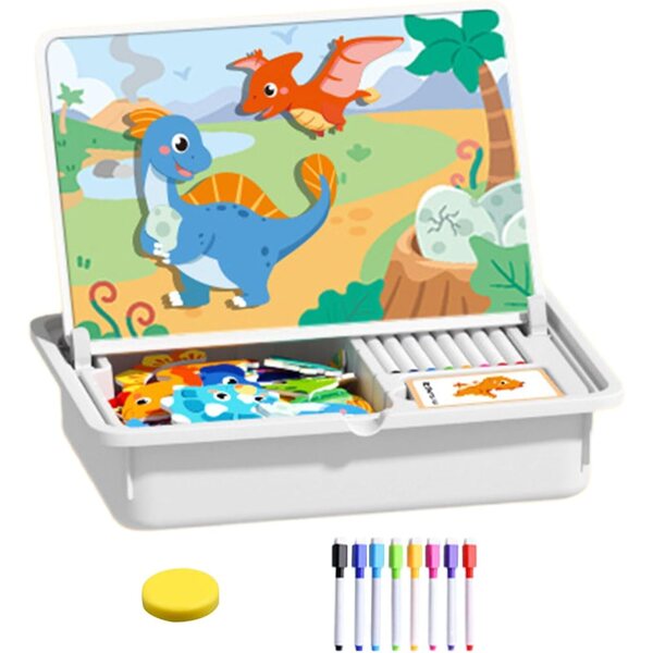 Doppelseitiges Magnetpuzzle für Kinder – Lern- und Kreativspiel im Vorschulalter