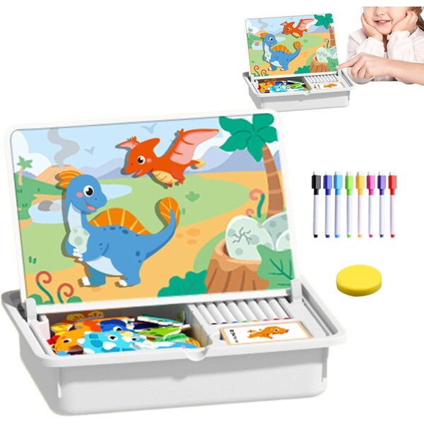 Doppelseitiges Magnetpuzzle für Kinder – Lern- und Kreativspiel im Vorschulalter