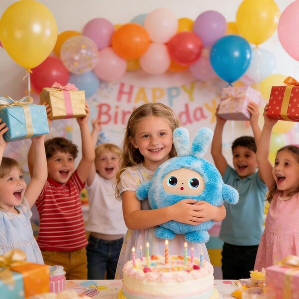 Peluche AI Intelligente Educativo per Bambini con Clonazione Vocale e Funzioni Interattive