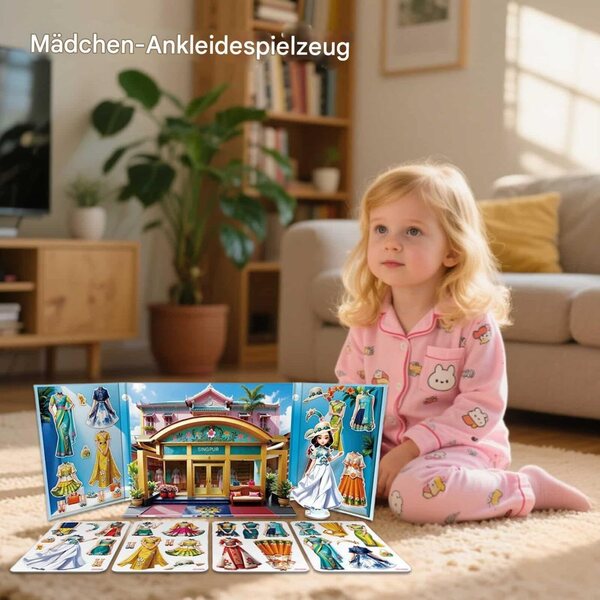 Magnetic Dress Up Princess: Magnetisches kreatives Rollenspiel für Kinder